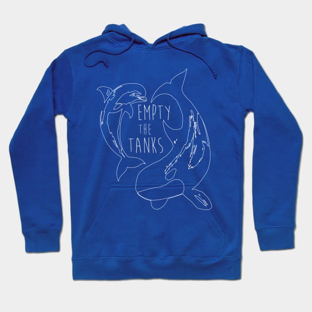 Empty the Tanks Hoodie by The Heart Eyed Artist